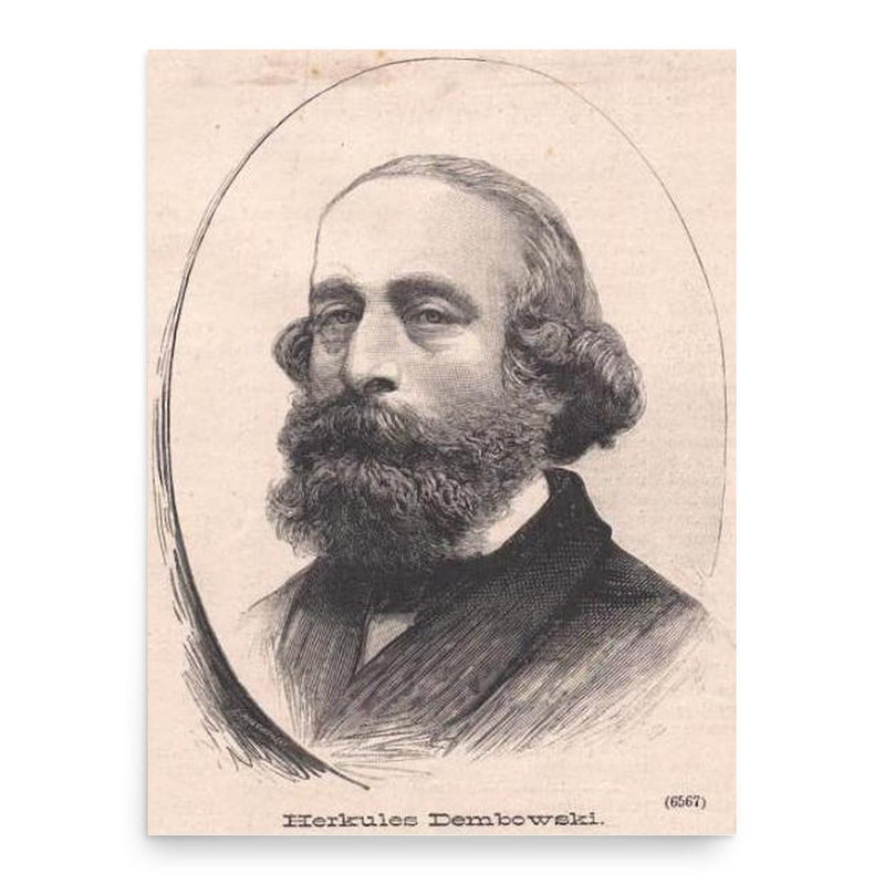 Ercole Dembowski poster print, in size 18x24 inches.