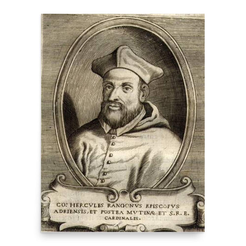 Ercole Rangoni poster print, in size 18x24 inches.