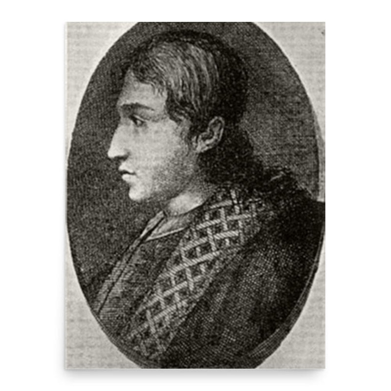 Ercole Strozzi poster print, in size 18x24 inches.