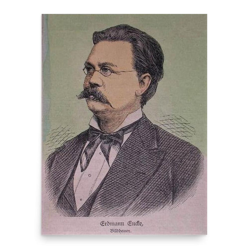 Erdmann Encke poster print, in size 18x24 inches.