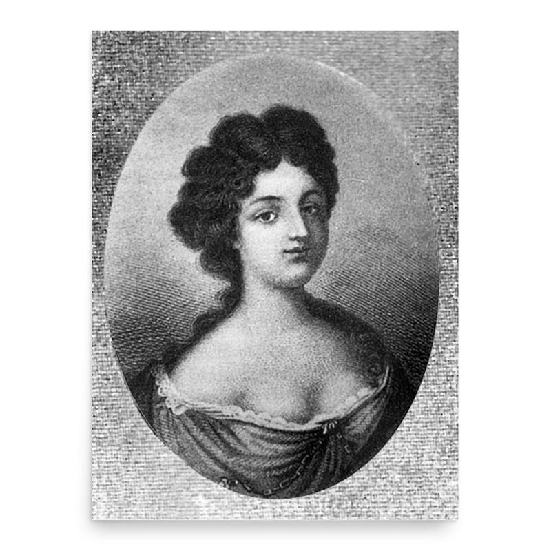 Erdmuta Zofia von Dieskau poster print, in size 18x24 inches.