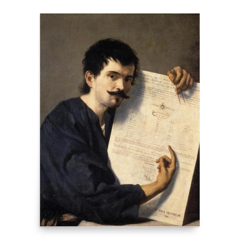 Erhard Weigel poster print, in size 18x24 inches.