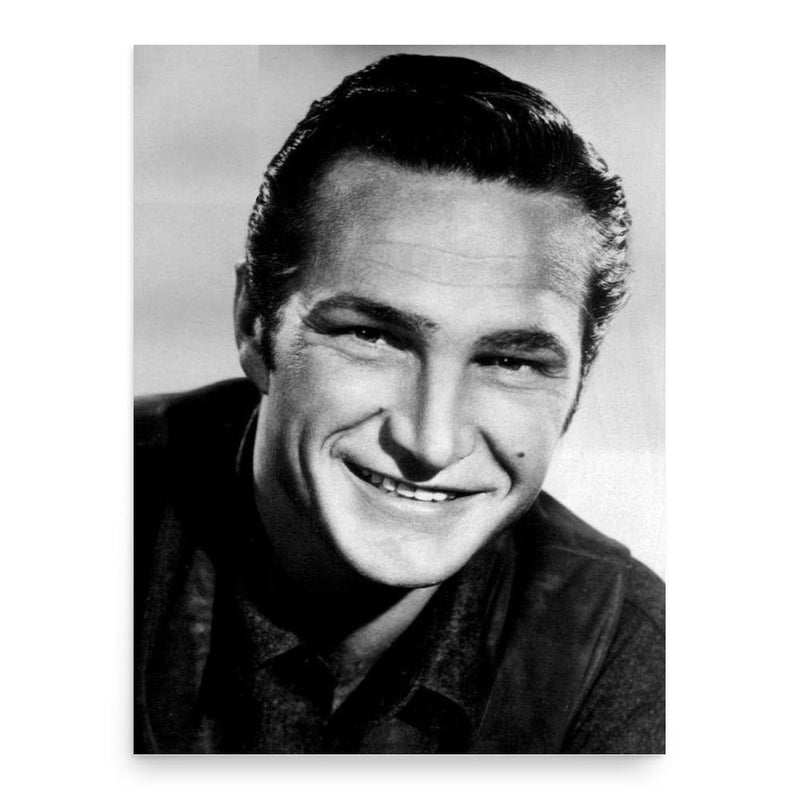 Eric Fleming poster print, in size 18x24 inches.