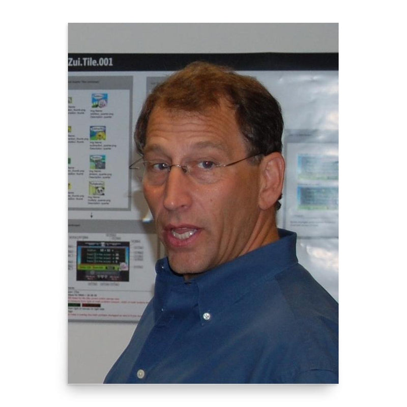 Eric Hertz poster print, in size 18x24 inches.