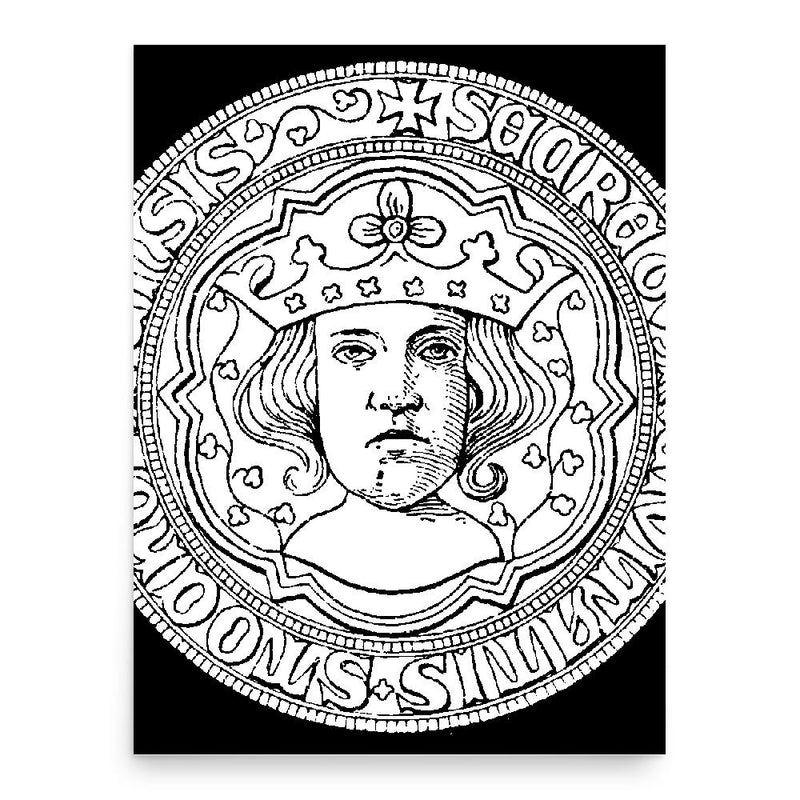 Eric IX of Sweden poster print, in size 18x24 inches.