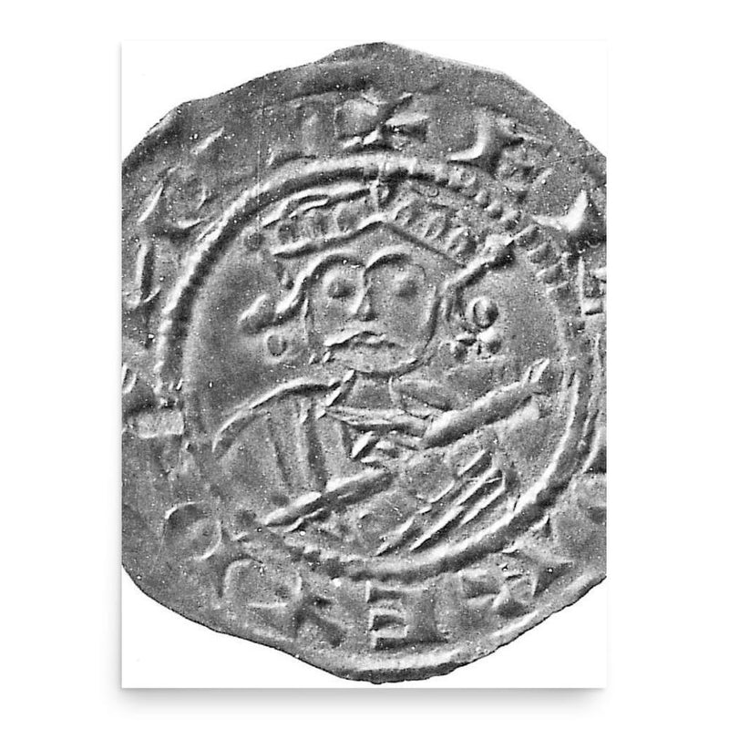 Eric I of Denmark poster print, in size 18x24 inches.