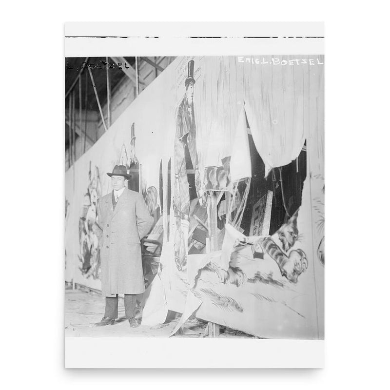 Eric Louis Boetzel poster print, in size 18x24 inches.