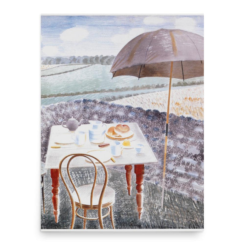 Eric Ravilious poster print, in size 18x24 inches.