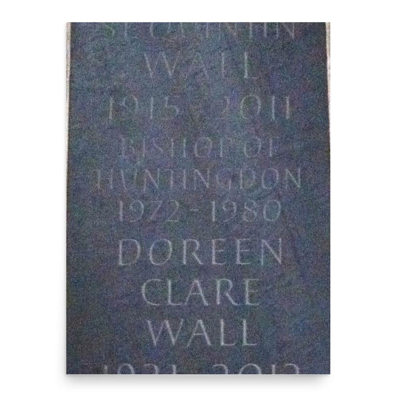 Eric Wall poster print, in size 18x24 inches.