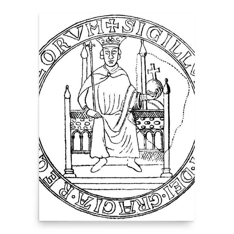 Eric XI of Sweden poster print, in size 18x24 inches.