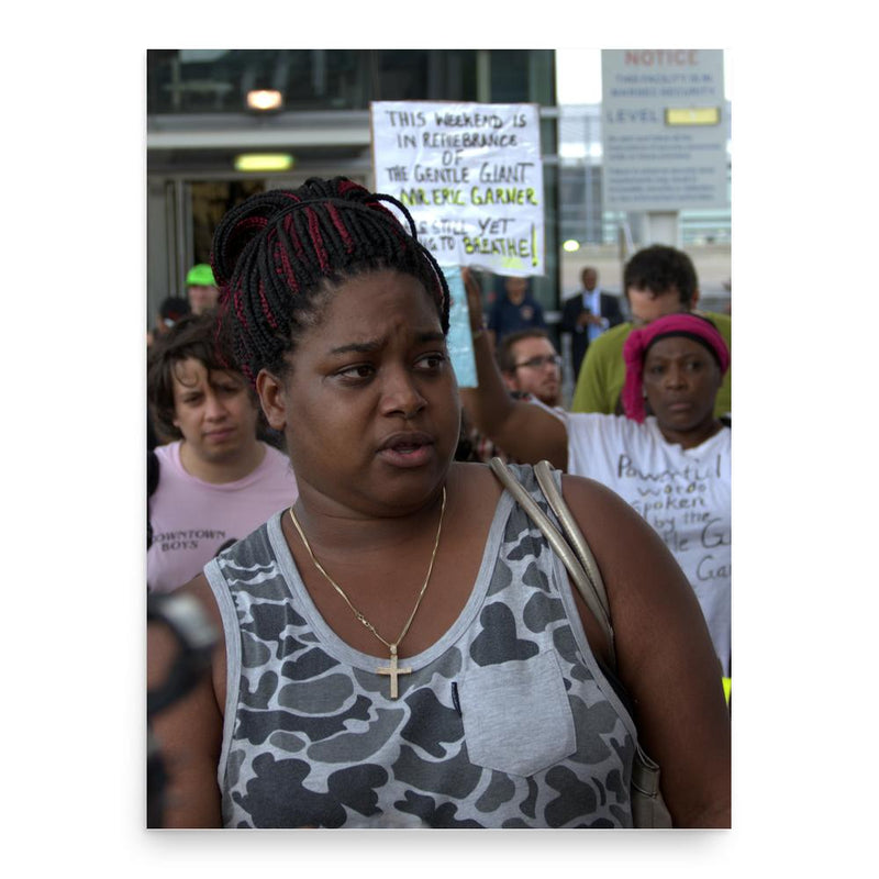 Erica Garner poster print, in size 18x24 inches.