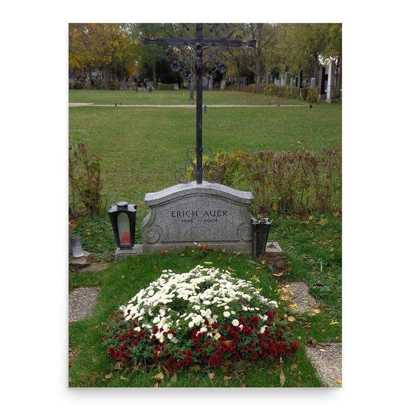 Erich Auer poster print, in size 18x24 inches.