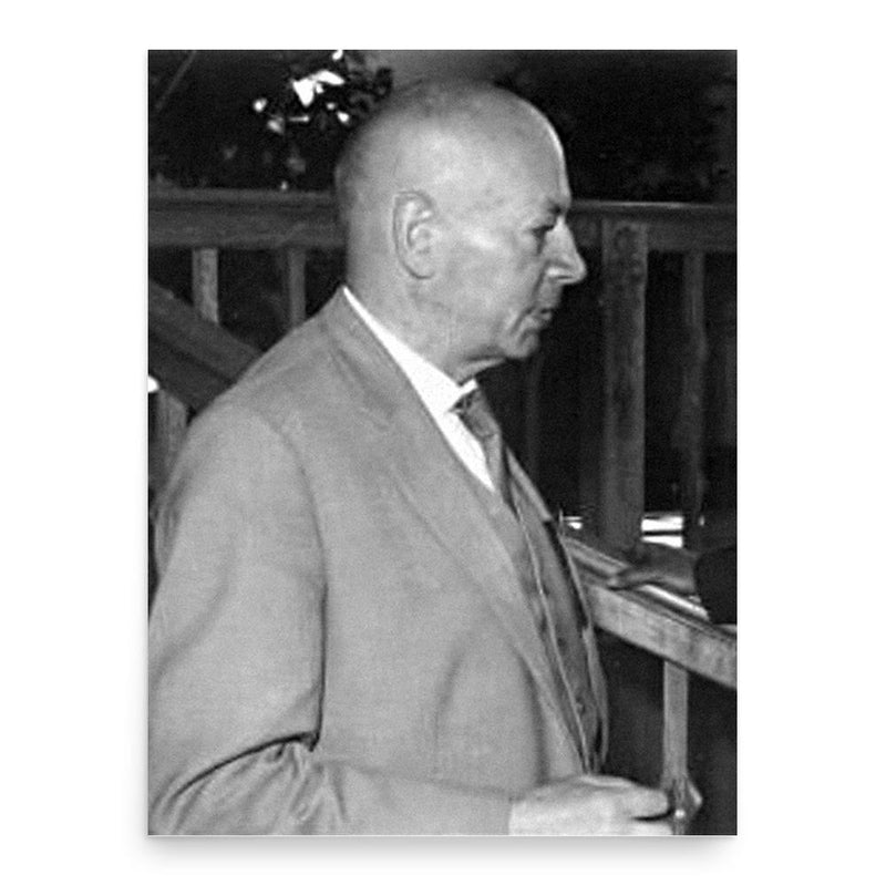 Erich Kamke poster print, in size 18x24 inches.