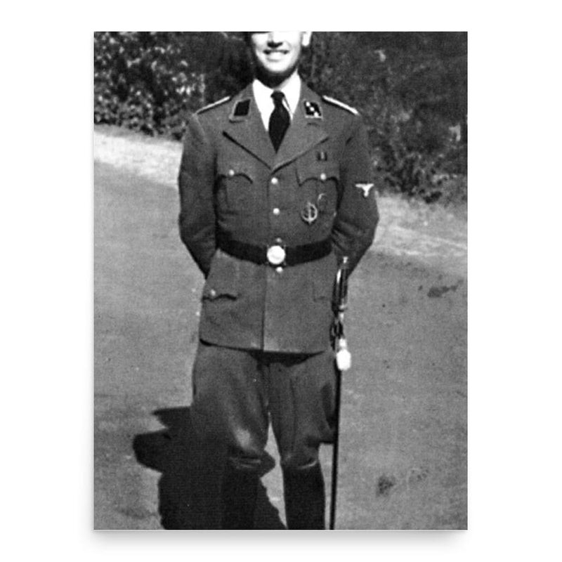 Erich Priebke poster print, in size 18x24 inches.