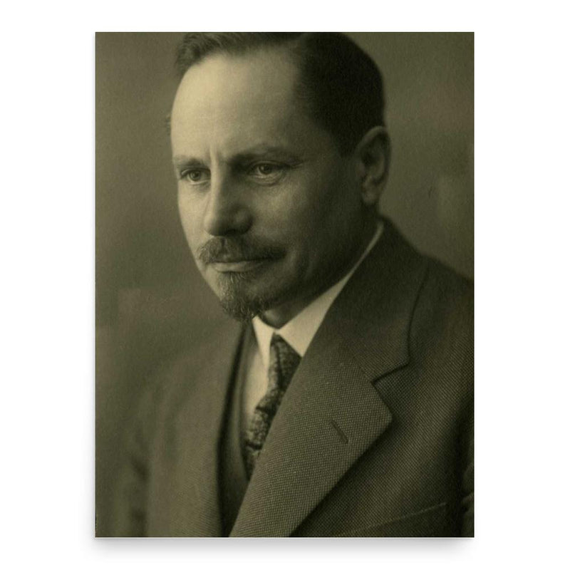 Erich Regener poster print, in size 18x24 inches.