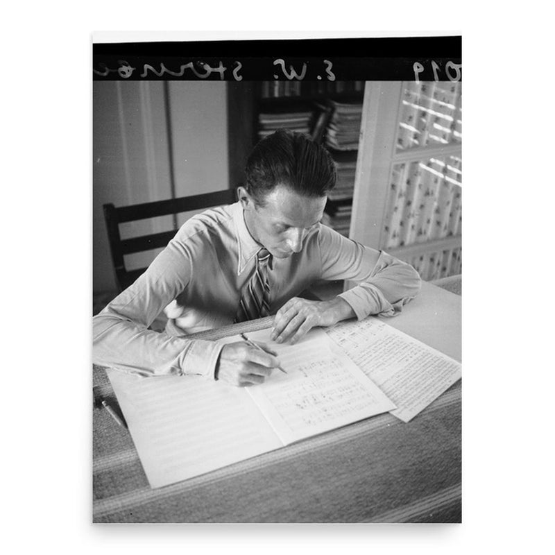 Erich Walter Sternberg poster print, in size 18x24 inches.