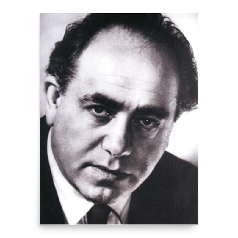 Erich Zeisl poster print, in size 18x24 inches.