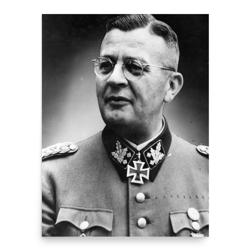 Erich von dem Bach-Zelewski poster print, in size 18x24 inches.