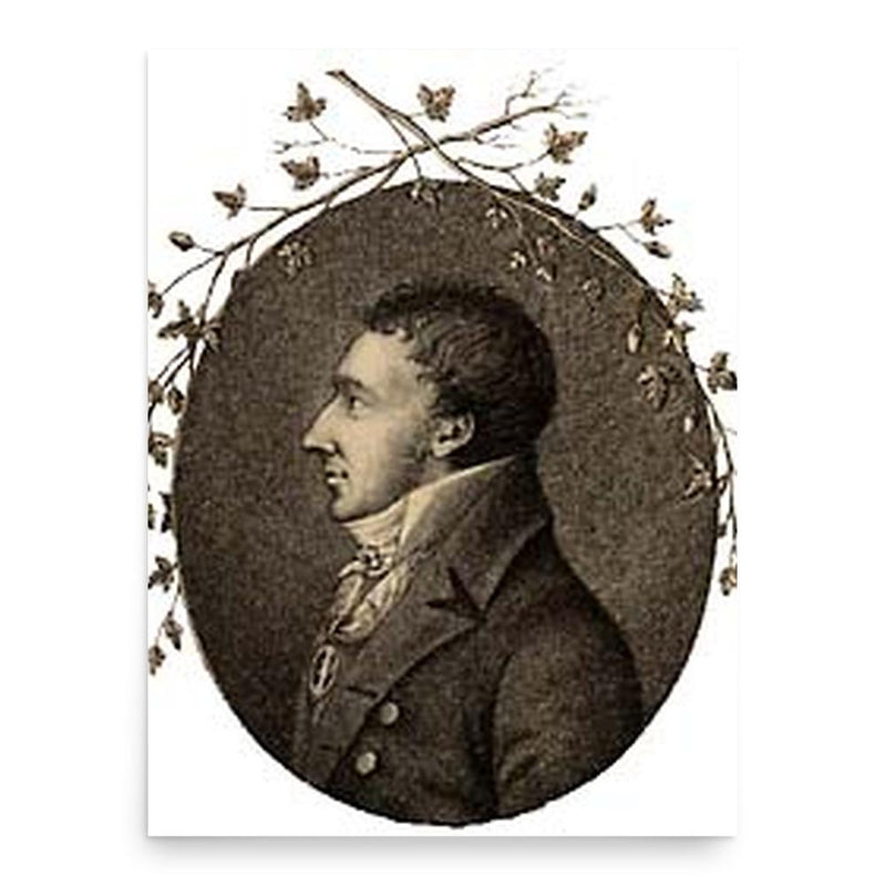 Erik Acharius poster print, in size 18x24 inches.