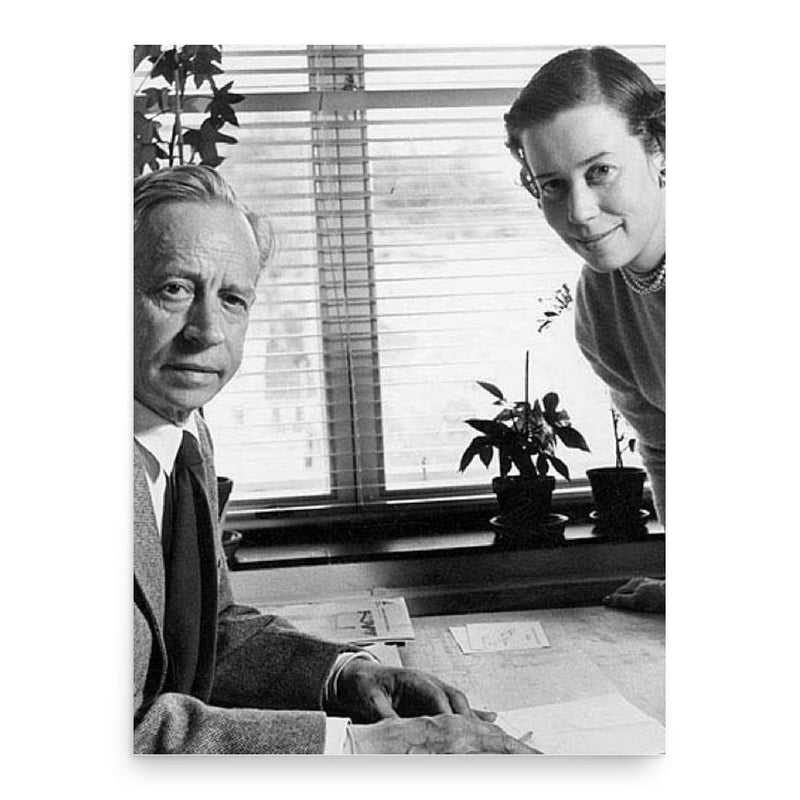 Erik Bryggman poster print, in size 18x24 inches.