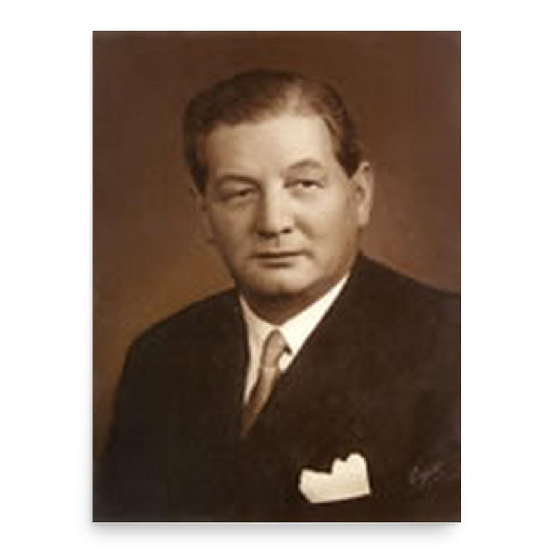 Erik Eriksen poster print, in size 18x24 inches.