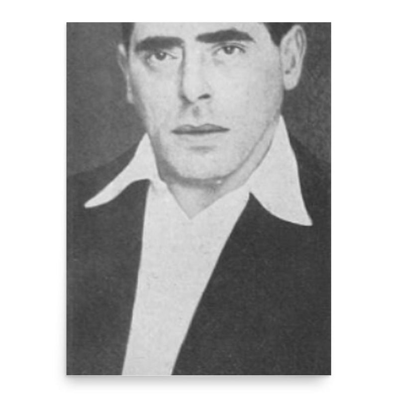 Erik Jan Hanussen poster print, in size 18x24 inches.