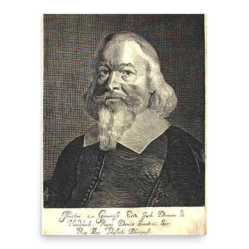 Erik Juel poster print, in size 18x24 inches.