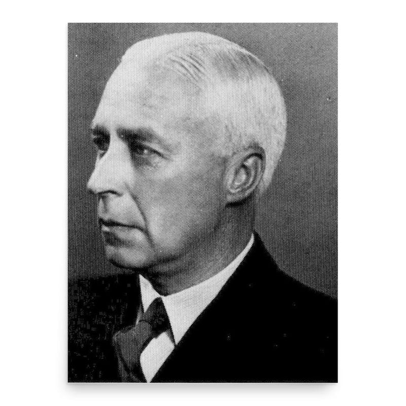 Erik Lindahl poster print, in size 18x24 inches.