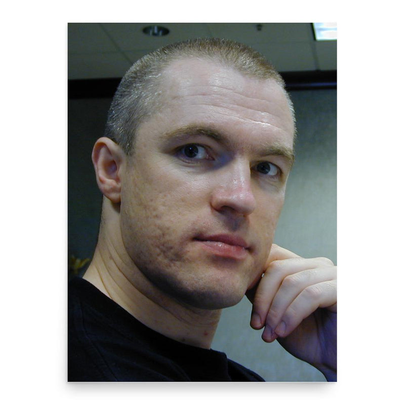 Erik Naggum poster print, in size 18x24 inches.