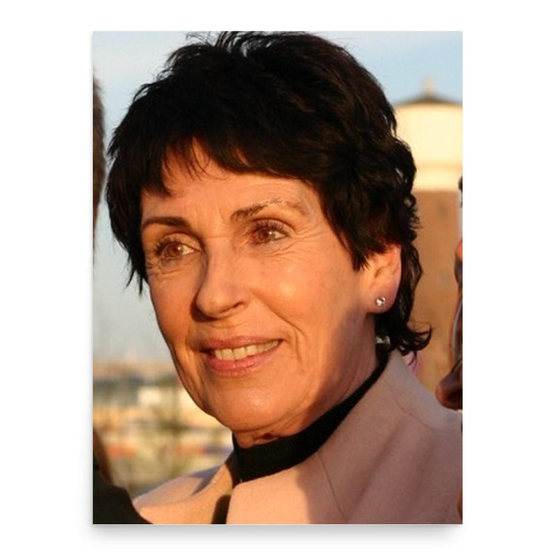 Erika Berger poster print, in size 18x24 inches.