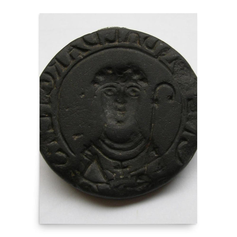 Erkanbald poster print, in size 18x24 inches.