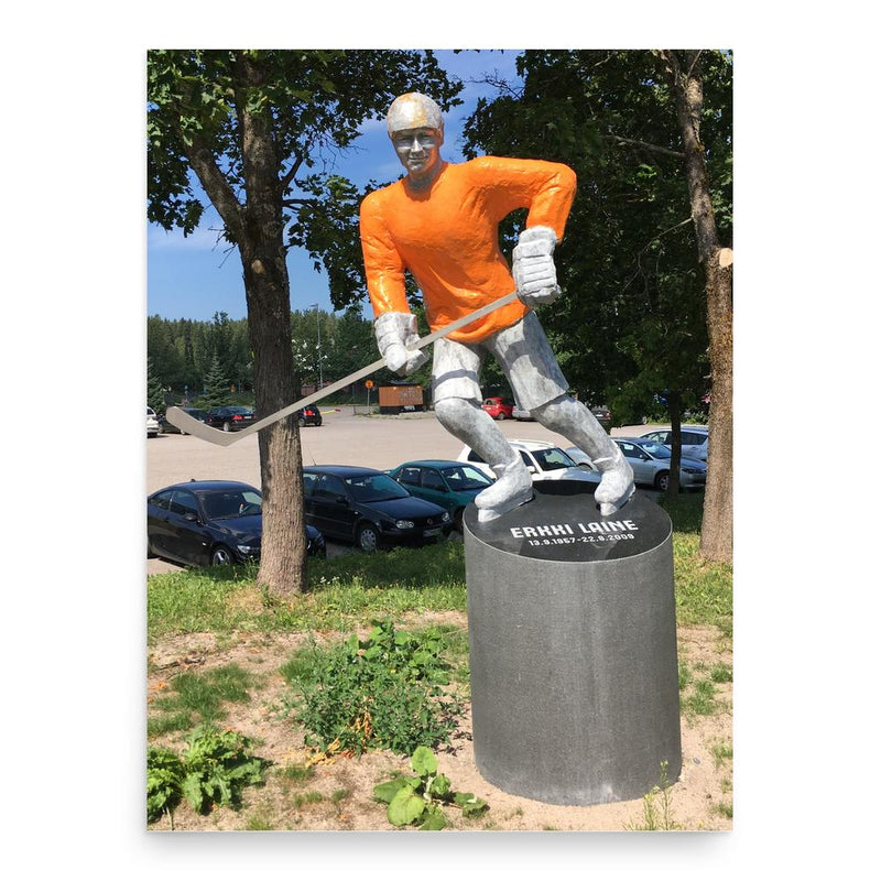 Erkki Laine poster print, in size 18x24 inches.