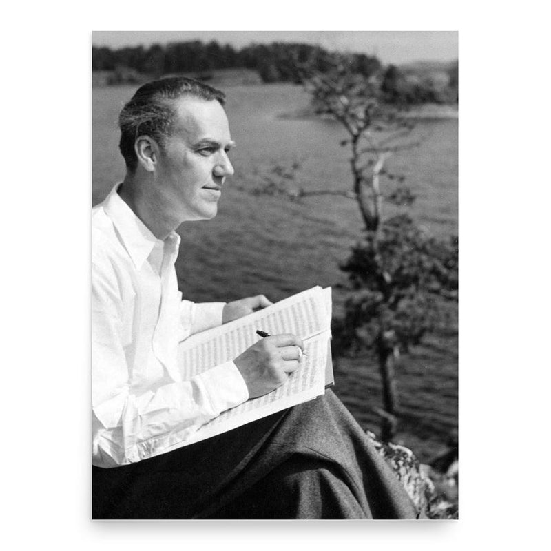 Erland von Koch poster print, in size 18x24 inches.