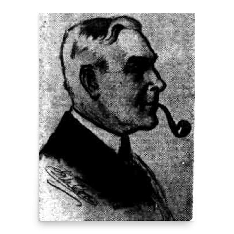 Erle Cox poster print, in size 18x24 inches.