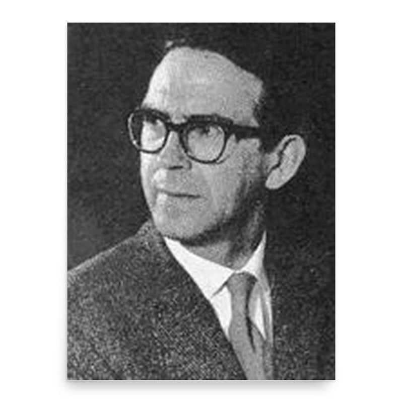 Erlendur Patursson poster print, in size 18x24 inches.