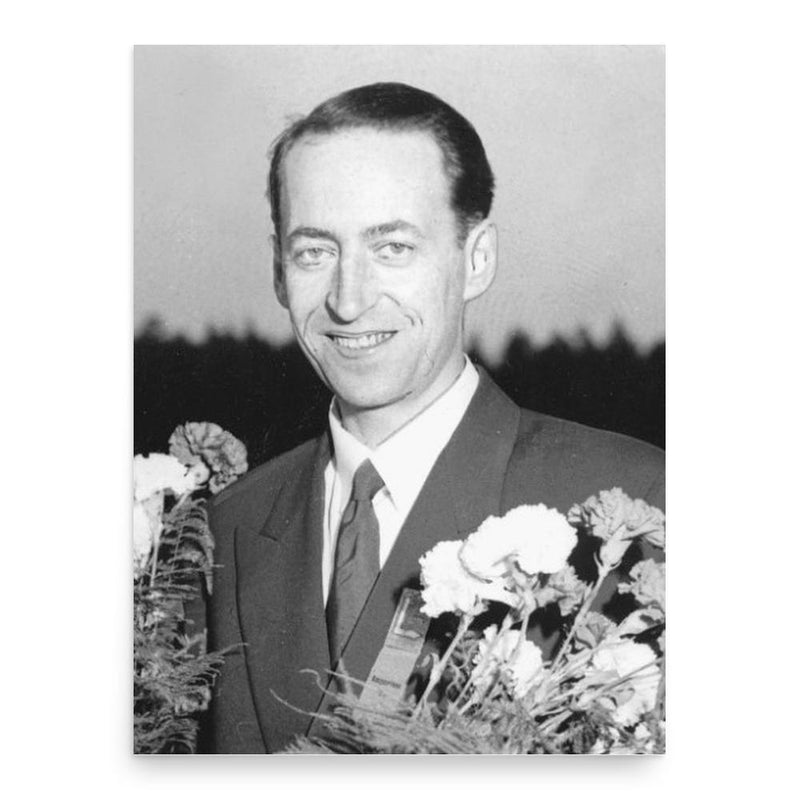 Erling Kongshaug poster print, in size 18x24 inches.