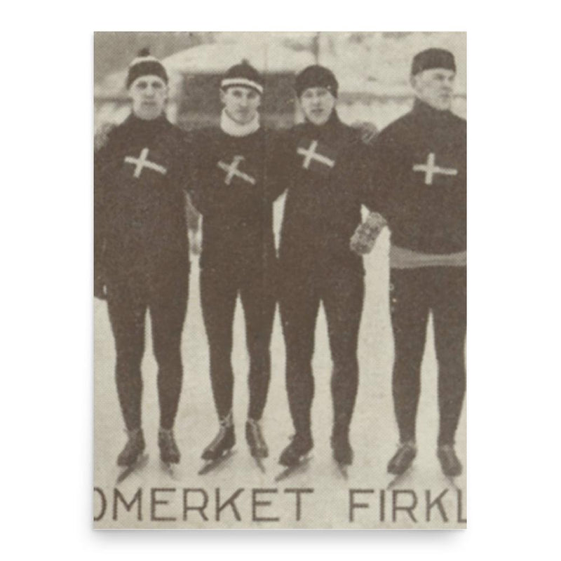 Erling Lindboe poster print, in size 18x24 inches.