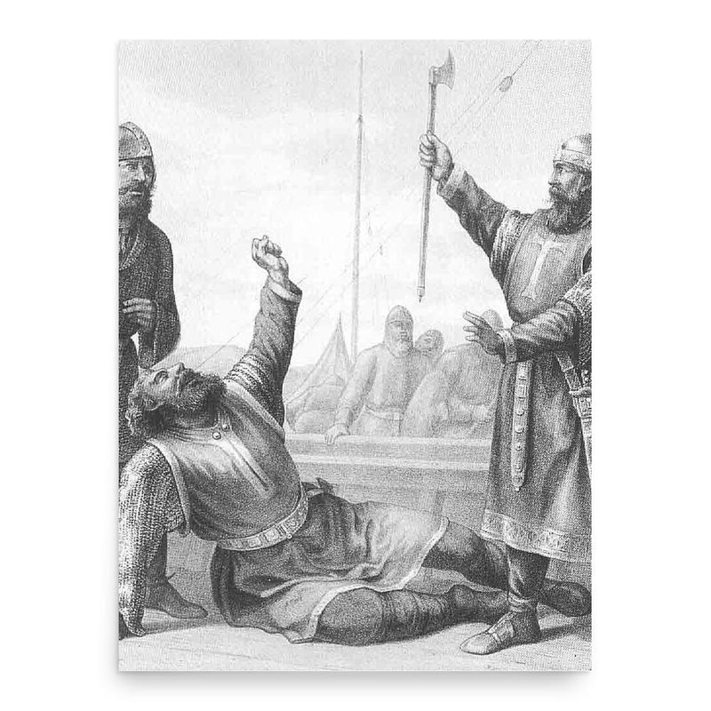 Erling Skjalgsson poster print, in size 18x24 inches.