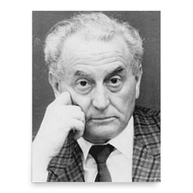 Ermanno Gorrieri poster print, in size 18x24 inches.