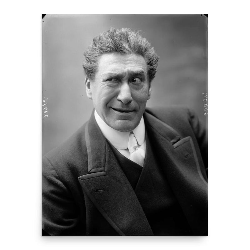 Ermete Novelli poster print, in size 18x24 inches.