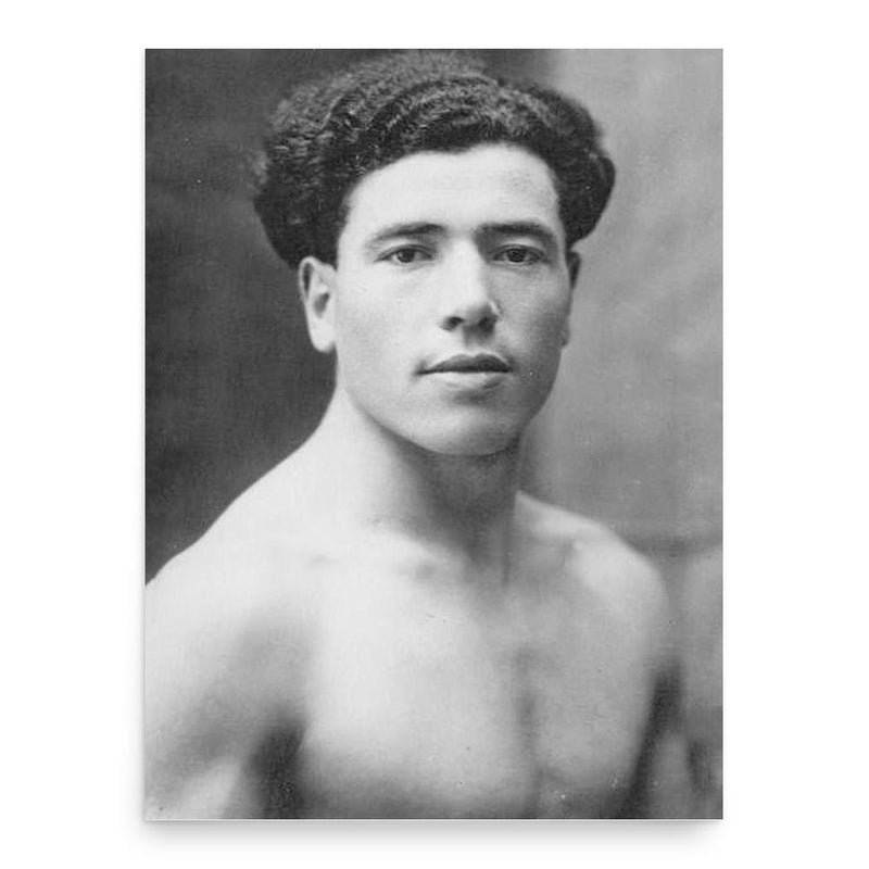 Erminio Spalla poster print, in size 18x24 inches.