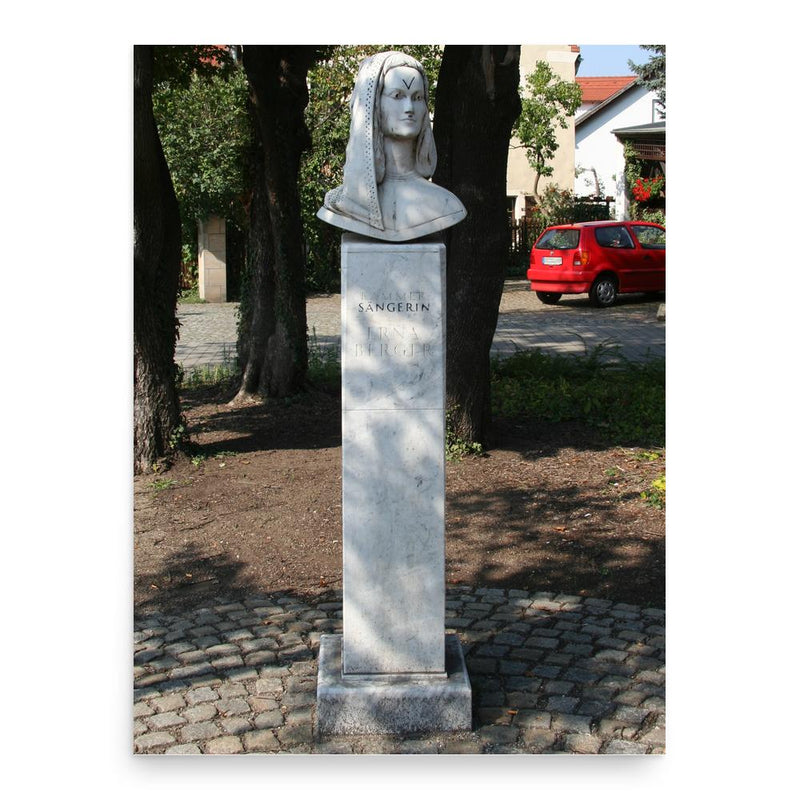 Erna Berger poster print, in size 18x24 inches.