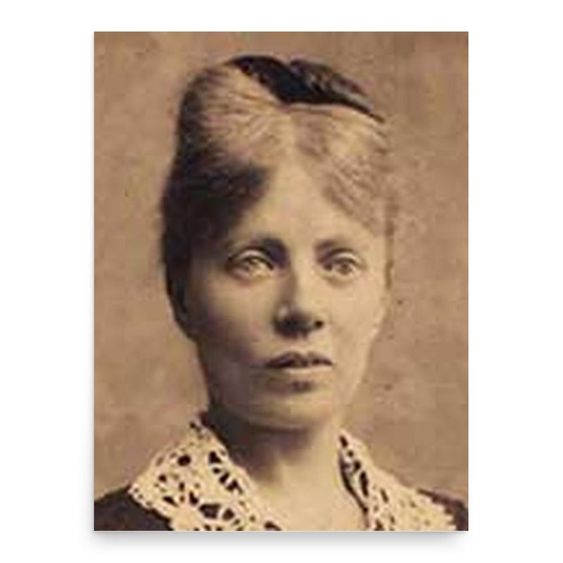 Erna Juel-Hansen poster print, in size 18x24 inches.