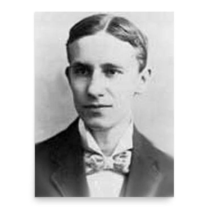 Ernest Barnes poster print, in size 18x24 inches.