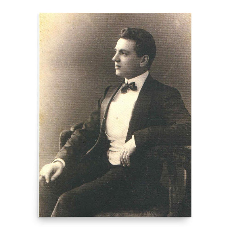 Ernest Beaux poster print, in size 18x24 inches.