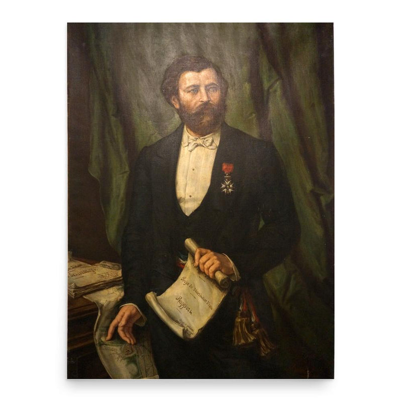 Ernest Bradfer poster print, in size 18x24 inches.