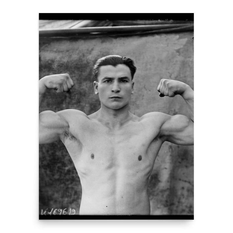 Ernest Cadine poster print, in size 18x24 inches.