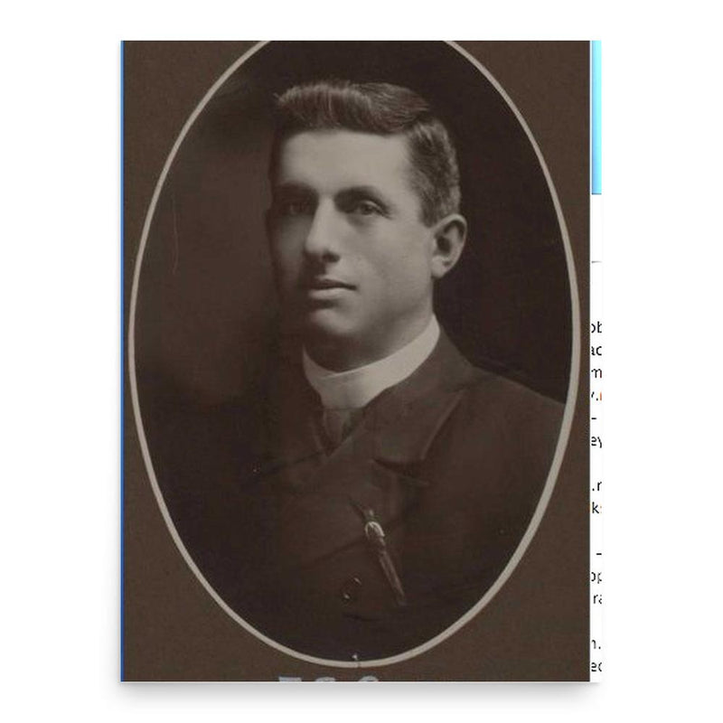 Ernest Carr poster print, in size 18x24 inches.