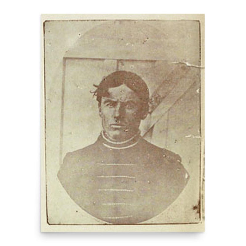 Ernest Cashel poster print, in size 18x24 inches.