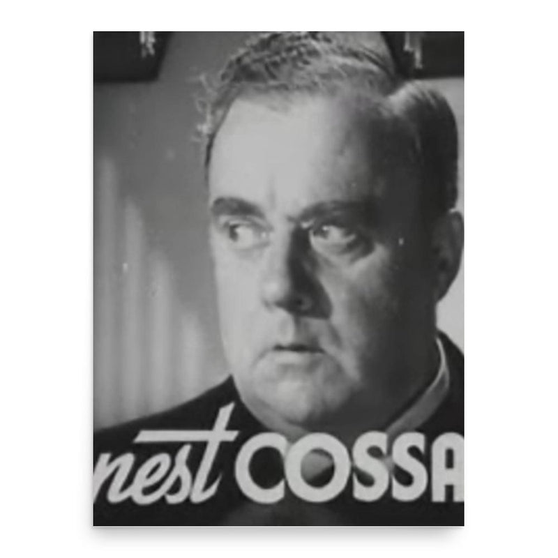 Ernest Cossart poster print, in size 18x24 inches.